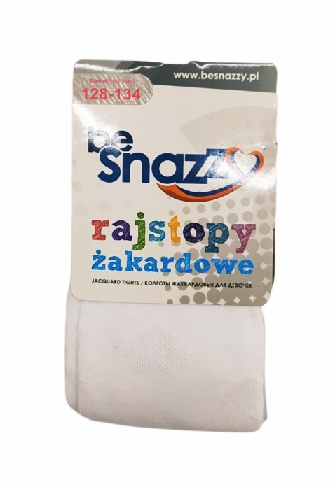 Колготки ажурні для дівчинки Be Snazzy RA-007 068-74 см (3-9 months) білий  78417