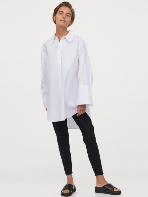 Легінси зі штучної замші для жінки H&amp;M 0790365-001 34 / XS чорний  85869