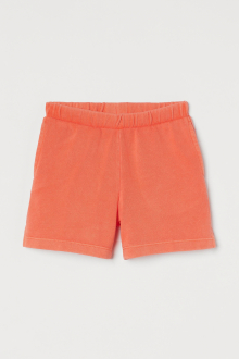 Шорти (звич.) двунитка для дівчинки H&M 0980706-003 122-128 см (6-8 years) помаранчевий  83382