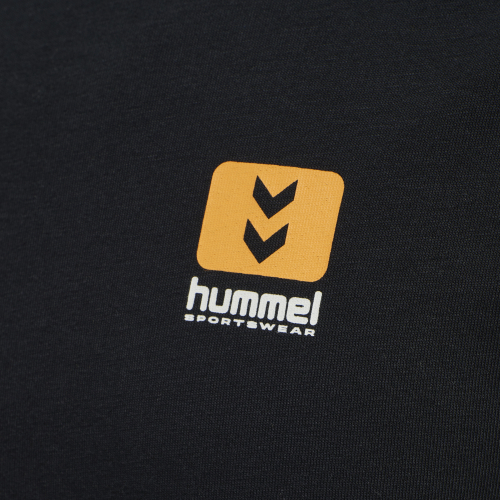 Футболка з логотипом для чоловіка Hummel 213715 38 / M чорний  75452