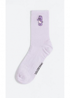 Шкарпетки 31-33   з широкою резинкою для дівчинки H&M 0291381-084 фіолетовий 81003