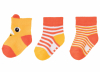 Шкарпетки 3 пари для хлопчика Lupilu 343182 розмір взуття 11-14 (0-3 months) помаранч  66833