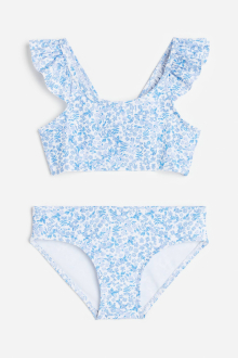 Купальник роздільний 110-116 см (4-6 years)   (топ і плавки) для дівчинки H&M 1044746-013 блакитний 91988