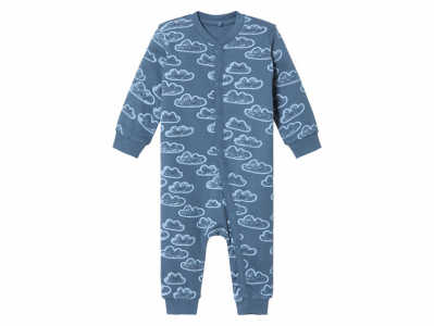 Чоловічок бавовняний на кнопках для хлопчика Lupilu 450535 062-68 см (2-6 months) синій  89841