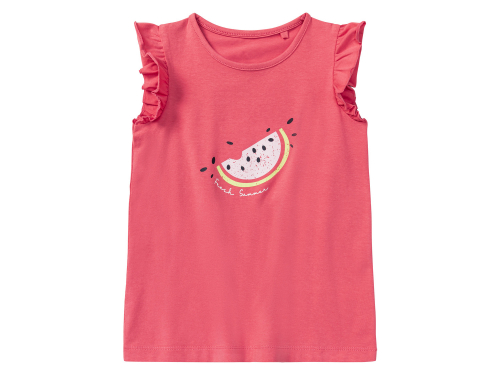 Футболка (звич.) набір 2 шт. для дівчинки Lupilu 437249 122-128 см (6-8 years) рожевий  89791