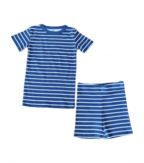 Піжама (футболка і шорти) для хлопчика H&M 0957038-001 110-116 см (4-6 years) синій  83149
