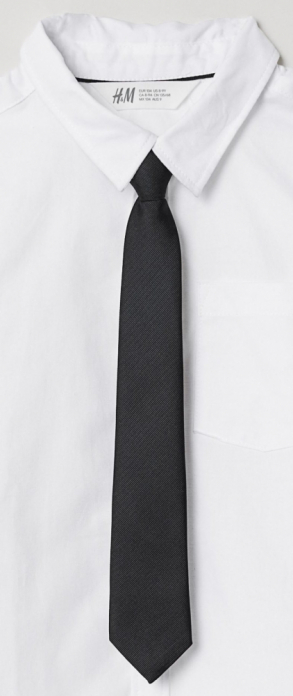 Краватка  для хлопчика H&amp;M 0632224005 One Size чорний 58843