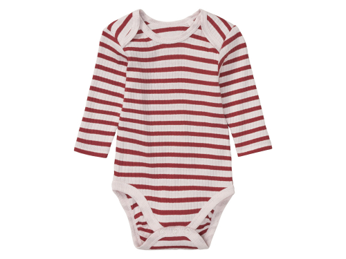 Боді 074-80 см (6-12 months)   в рубчик набір 2 шт. для дівчинки Lupilu 428450 Різнобарвний 88334