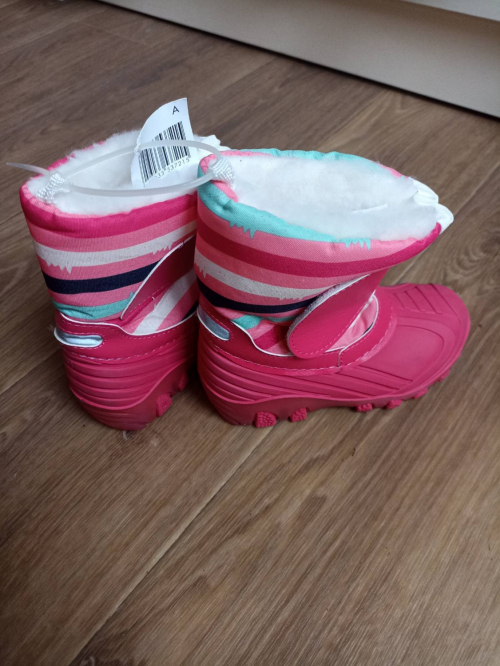 Чоботи сноубутси для дівчинки Lupilu 335800 розмір взуття 24 кораловий (рожево-помаранчевий) 68967