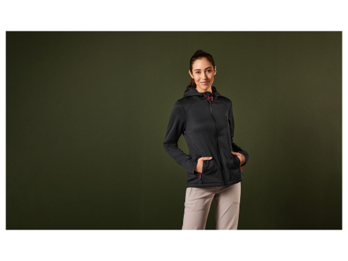 Куртка Softshell водовідштовхувальна та вітрозахисна для жінки Rocktrail 375489 40 / L чорний  82754