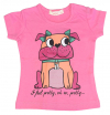 футболка    бавовняна з принтом для дівчинки FOX BDO44327 068 см (3-6 months) рожевий 44327