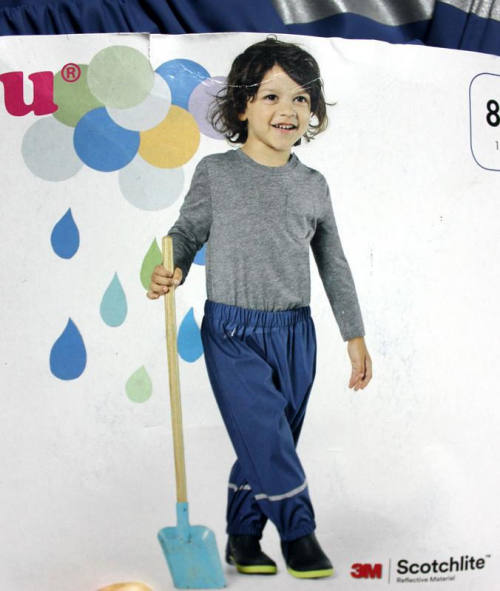 Штани-дощовик  для хлопчика Lupilu 307990 122-128 см (6-8 years) темно-синій 64176