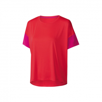 Спортивна футболка оверсайз для жінки Crivit 497565 36 / S кораловий  78970