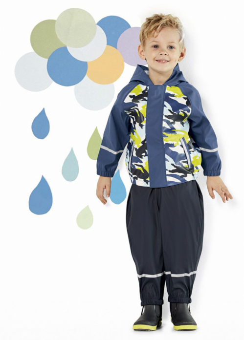 Куртка-дощовик  для хлопчика Lupilu 307992-1 086-92 см (12-24 months) синій 66285