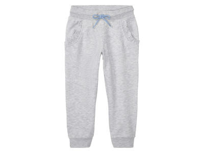 Спортивні штани двунитка для дівчинки Lupilu 498017 110-116 см (4-6 years) сірий  78515