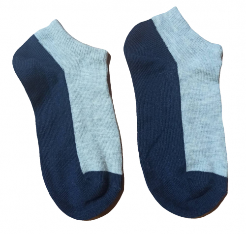 Шкарпетки короткі для хлопчика H&amp;M BDO44365-2 розмір взуття 22-24 (2-3 years) темно-синій 67105