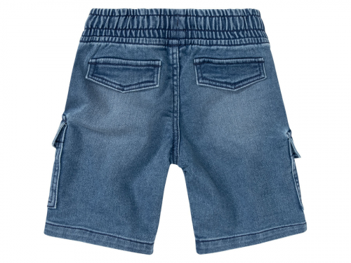 Шорти 086-92 см (12-24 months)   джинсові для хлопчика Lupilu 402336 синій 81049