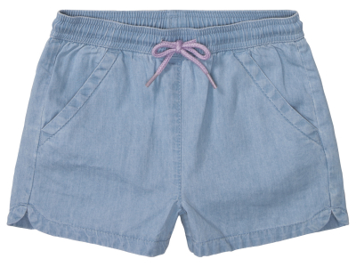 Шорти 122-128 см (6-8 years)   джинсові для дівчинки Lupilu 408419 блакитний 79645