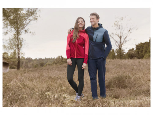 Куртка Softshell водовідштовхувальна та вітрозахисна для жінки Rocktrail 375489 36 / S бордовий  82755