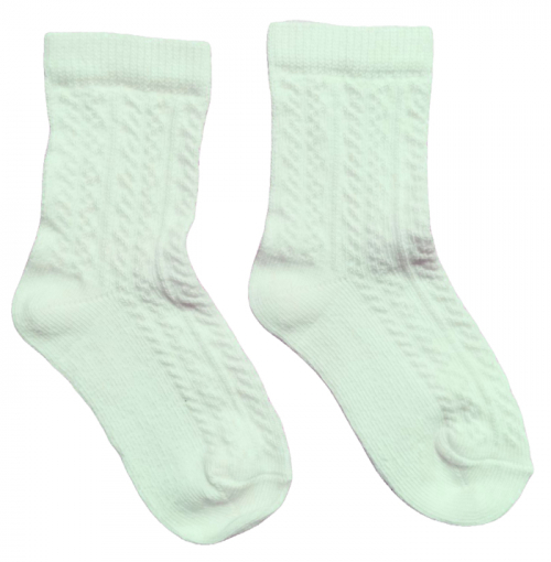 Шкарпетки довгі для дівчинки H&amp;M BDO44365 розмір взуття 13-15 (3-12 months) бежевий 67063