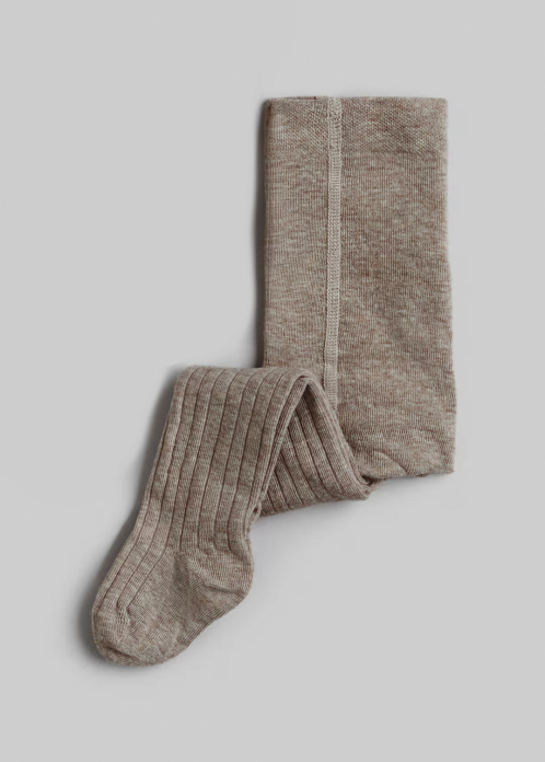 Колготки 074-80 см (6-12 months)   в рубчик для дівчинки H&amp;M 1081651-019 коричневий 85370