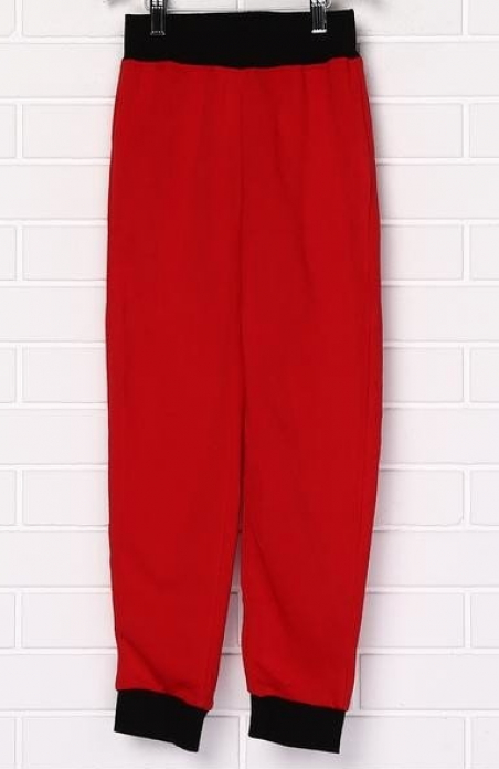 Штани    на флісі для дівчинки Lupilu 279924 110-116 см (4-6 years) червоний 58257