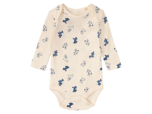 Боді 074-80 см (6-12 months)   набір 2 шт. бавовняні для хлопчика Lupilu 370255 Різнобарвний 82399
