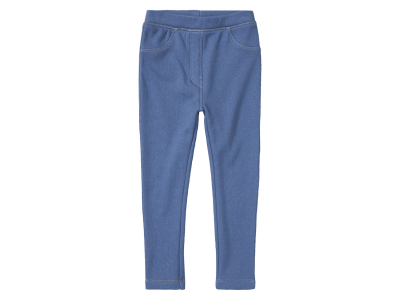 Джегінси 098-104 см (2-4 years)  Skinny на флісі для дівчинки Lupilu 426682 блакитний 88308