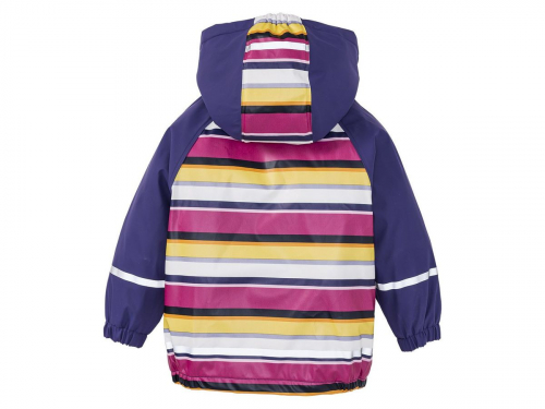 Куртка-дощовик 086-92 см (12-24 months)   на флісовій підкладці для дівчинки Lupilu 301781 фіолетовий 66286