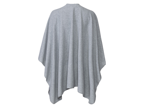 Пончо OneSize,XXS,XS,S,M,L,XL,XXL   флісове для жінки Esmara 425284 сірий 84771