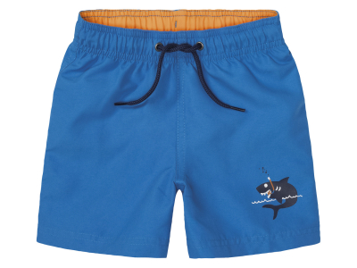 Шорти пляжні 086-92 см (12-24 months)   з внутрішніми плавками з сітки для хлопчика Lupilu 406416 синій 79350
