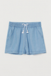 Шорти джинсові для дівчинки H&M 0816192-001 134-140 см (8-10 years) блакитний  80317