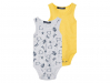 Боді 074-80 см (6-12 months)   набір 2 шт. для хлопчика Lupilu 370942-2 Різнобарвний 91111