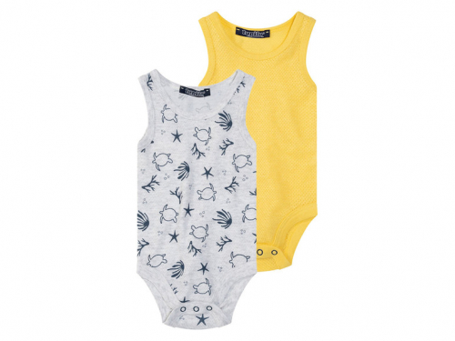 Боді 074-80 см (6-12 months)   набір 2 шт. для хлопчика Lupilu 370942-2 Різнобарвний 91111