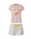 Піжама (футболка і шорти) для жінки Esmara 409994 36 / S Різнобарвний  80350