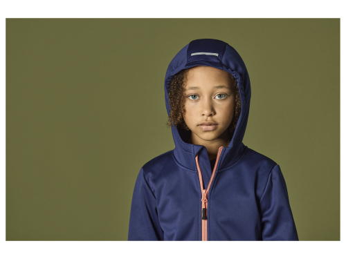 Куртка Softshell 134-140 см (8-10 years)   водовідштовхувальна та вітрозахисна для дівчинки Rocktrail 418412 темно-синій 81691