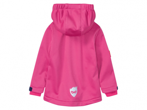 Куртка Softshell 110-116 см (4-6 years)   водовідштовхувальна та вітрозахисна для дівчинки Lupilu 375429 малиновий 85424