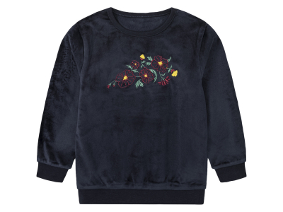 Світшот плюшевий для дівчинки Lupilu 431183 098-104 см (2-4 years) темно-синій  88229