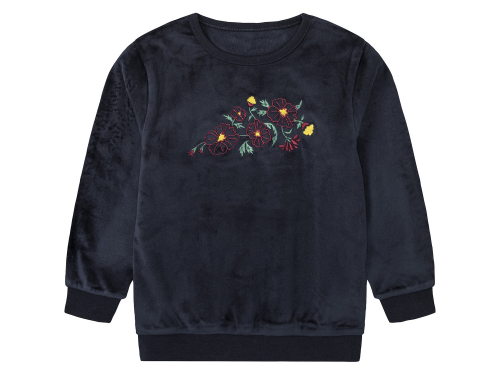 Світшот плюшевий для дівчинки Lupilu 431183 098-104 см (2-4 years) темно-синій  88229
