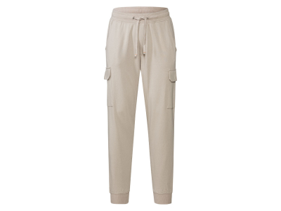 Спортивні штани XL Regular Fit Джоггеры з начосом для чоловіка Livergy 453296 бежевий 83694