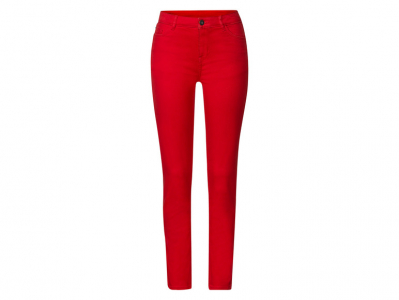 Джинси 46,L  Skinny завужені для жінки Esmara 434932 червоний 91290