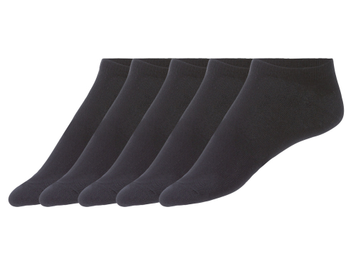 Шкарпетки 5 пар короткі для чоловіка Crivit 371116 розмір взуття 39-42 чорний  77161