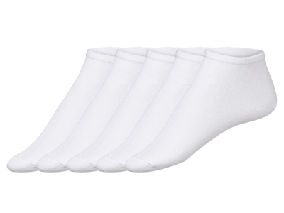 Шкарпетки 5 пар короткі для чоловіка Livergy 418120 розмір взуття 43-46 білий  81930