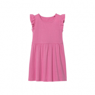 Сукня-плаття (звич.) з воланами для дівчинки Lupilu 461444 098-104 см (2-4 years) рожевий  88226