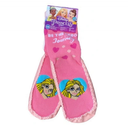 Шкарпетки-капці  для дівчинки Disney 939556 розмір взуття 27-30 (4-6 years) рожевий 68715