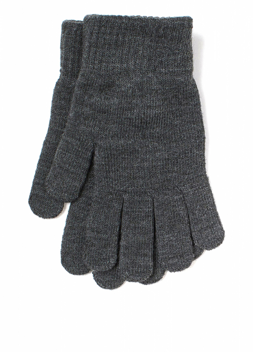 Перчатки  для хлопчика H&amp;M 0431455 розмір перчаток 6.5 (10-12 years, 146-152 см) сірий 62799