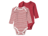 Боді 074-80 см (6-12 months)   в рубчик набір 2 шт. для дівчинки Lupilu 428450 Різнобарвний 88334