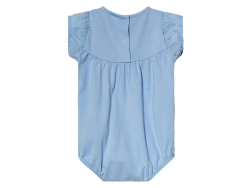 Боді (звич.) з коротким рукавом для дівчинки Lupilu 461446 050-56 см (0-2 months) блакитний  89374