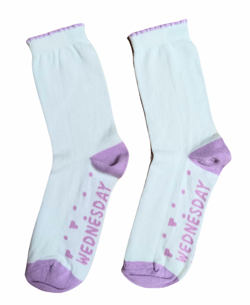Шкарпетки довгі для дівчинки George BDO57239-1 розмір взуття 37-39 (13-17 years) білий 67378