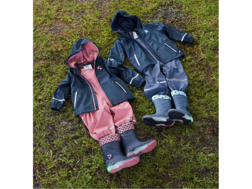 Куртка-дощовик на флісовій підкладці для хлопчика Lupilu 378005 086-92 см (12-24 months) темно-синій  75070